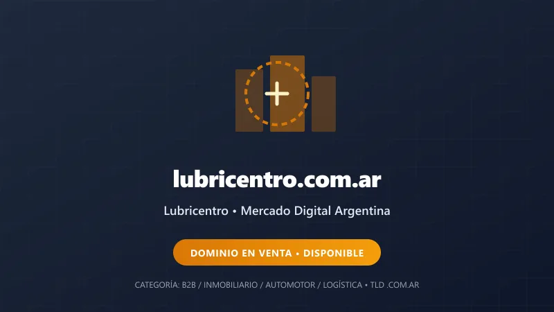 Identidad gráfica y activo digital para Lubricentro en Argentina